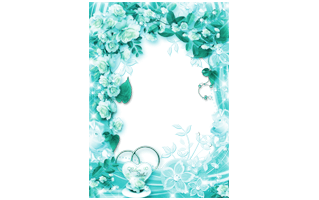 Teal Frame PNG