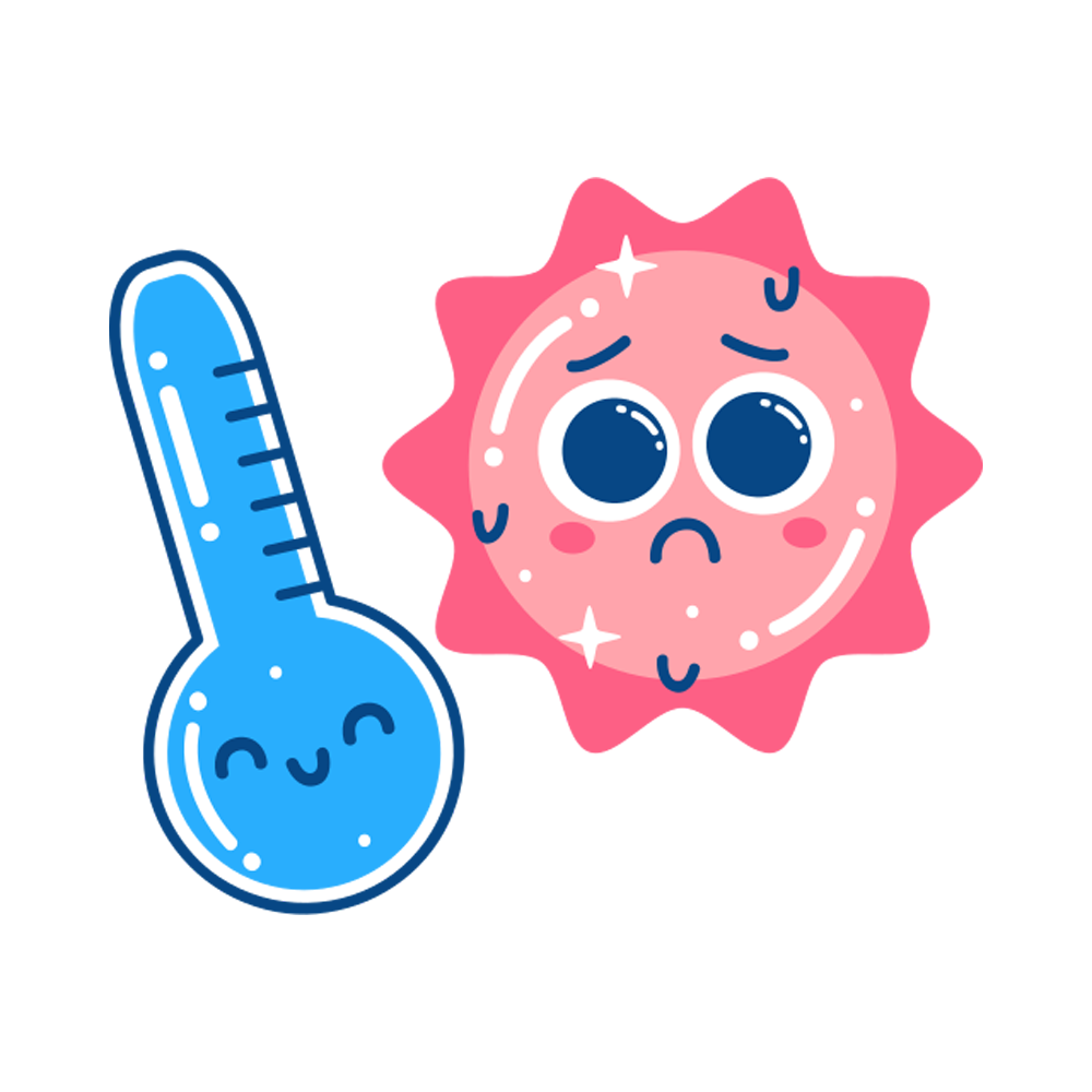 Temperature Free Sticker Transparent Picture