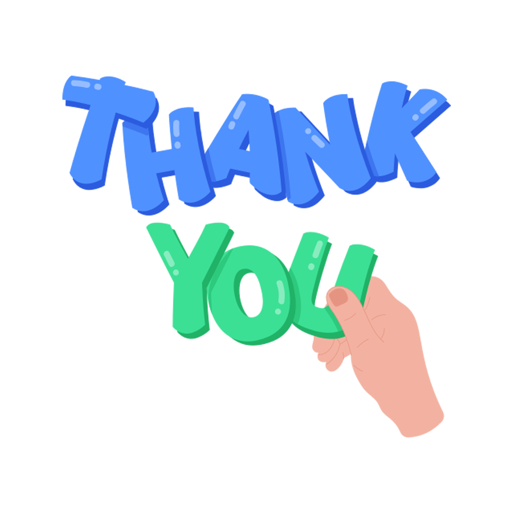 Thanks Sticker Transparent Image