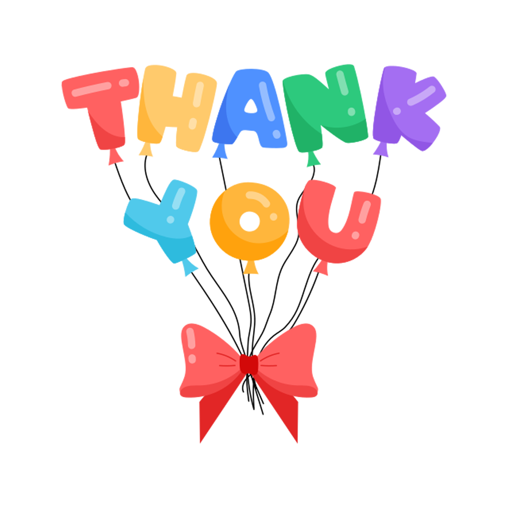Thanks Sticker Transparent Gallery
