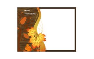 Thanksgiving Frame PNG