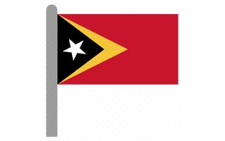 Timor Flag PNG