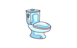 Toilet Free Sticker PNG