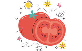 Tomato Sticker PNG