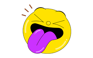 Tongue Free Sticker PNG