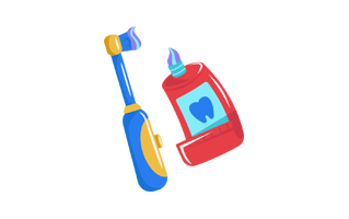 Tooth Brush Free Sticker PNG