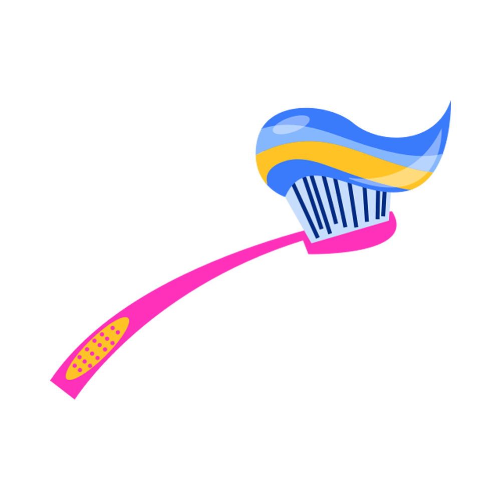 Toothbrush Free Sticker Transparent Picture