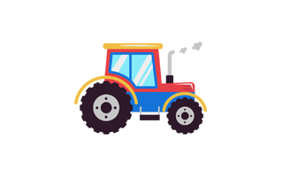 Tractor Sticker PNG