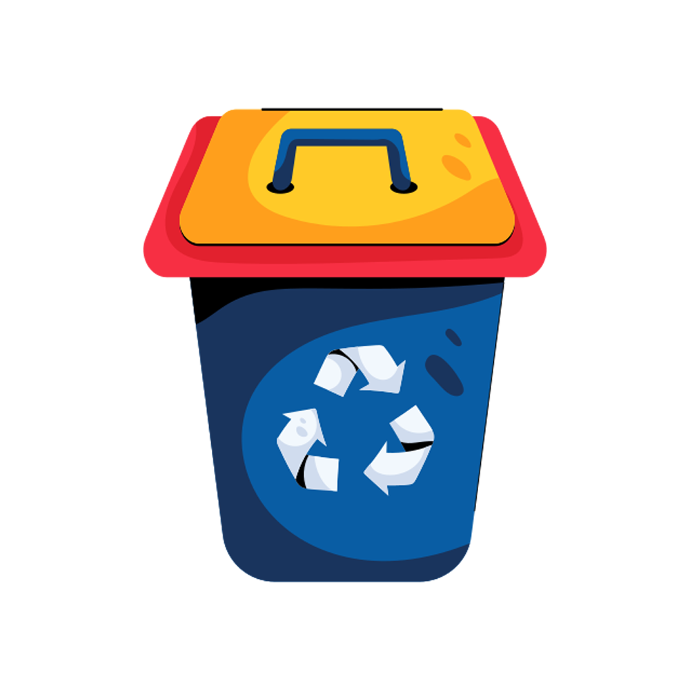 Trash Bin Free Sticker Transparent Picture