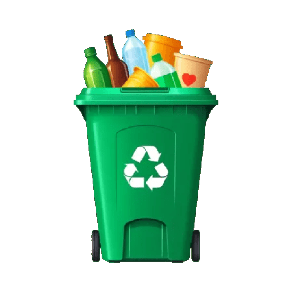Trash Bin Free Sticker Transparent Gallery