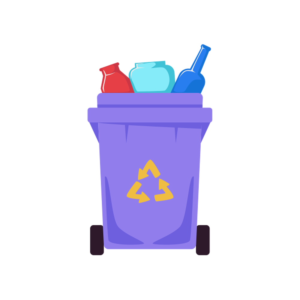 Trash Bin Sticker Transparent Photo