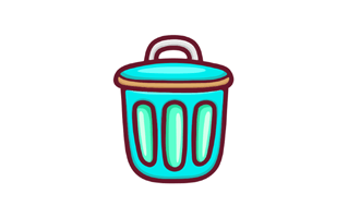 Trash Sticker PNG