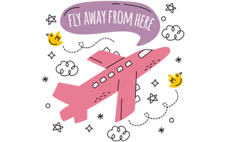Travel Free Sticker PNG