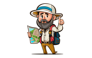 Travel Guide Sticker PNG