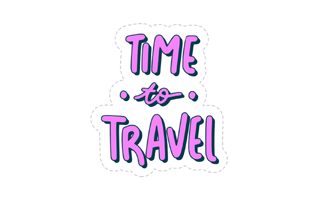 Traveler Free Sticker PNG