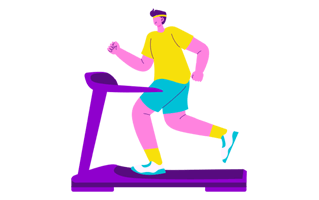 Treadmill Machine Sticker PNG
