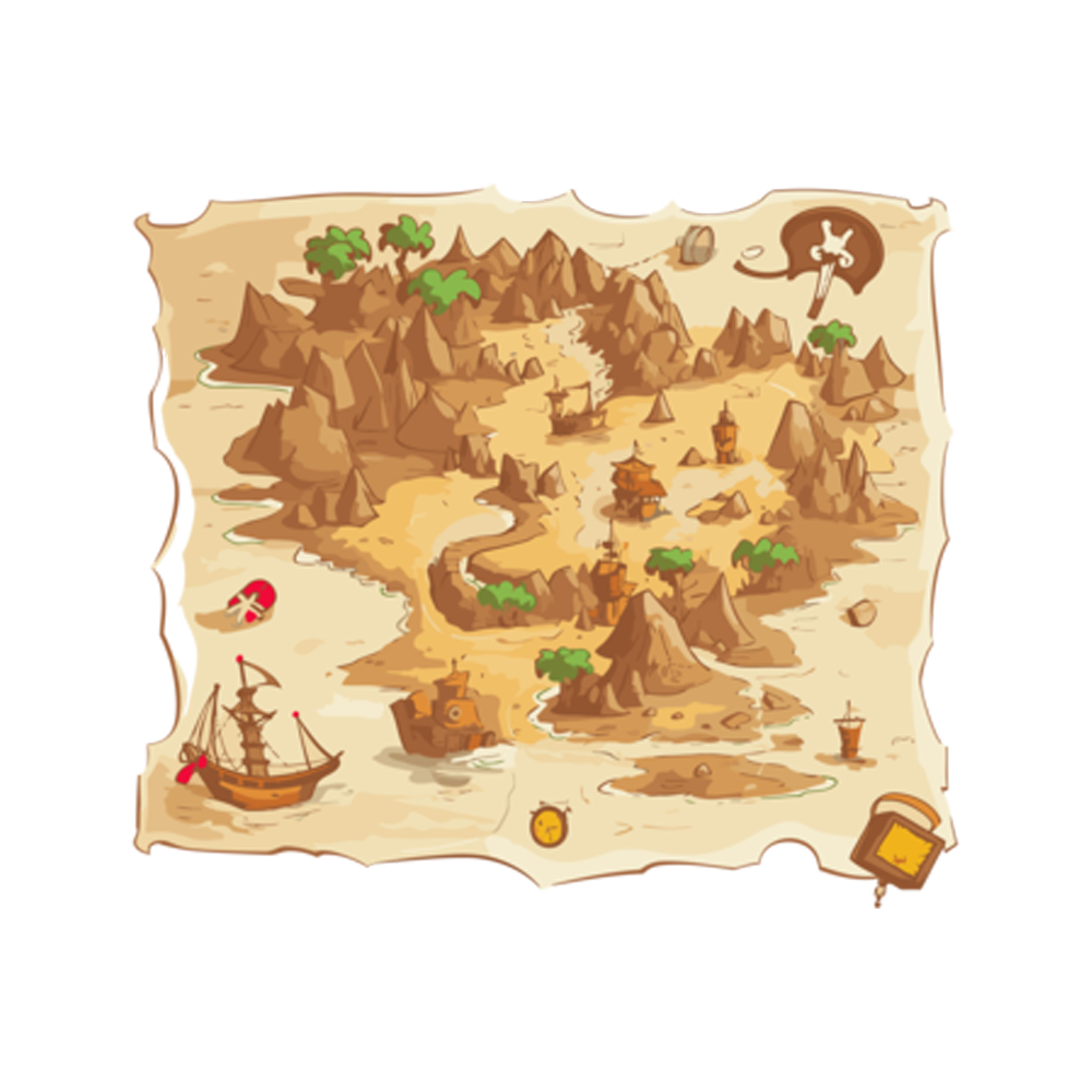 Treasure Map Free Sticker Transparent Photo