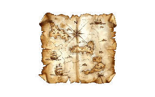 Treasure Map Free Sticker PNG