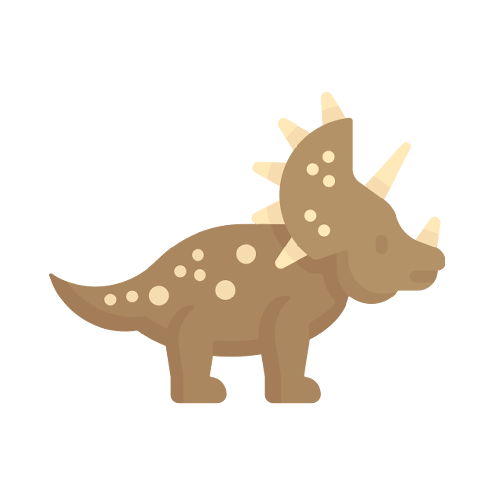 Triceratops Free Sticker Transparent Gallery