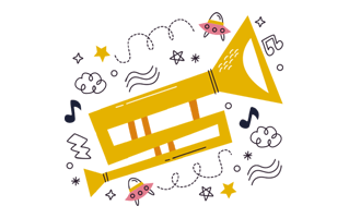 Trombone Sticker PNG