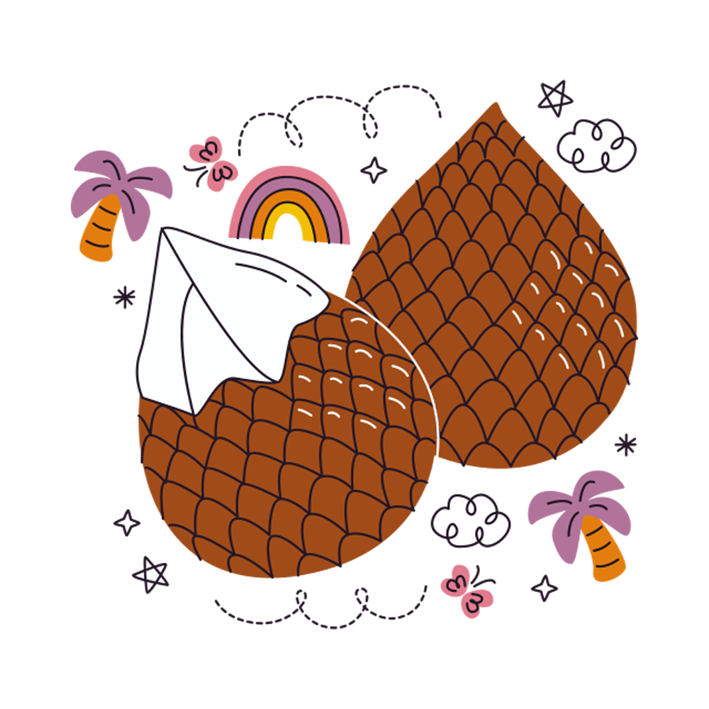 Tropical Fruit Sticker Transparent Clipart