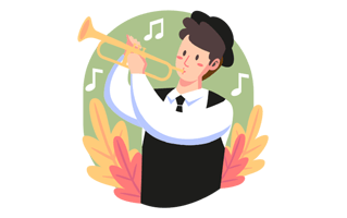 Trumpeter Sticker PNG