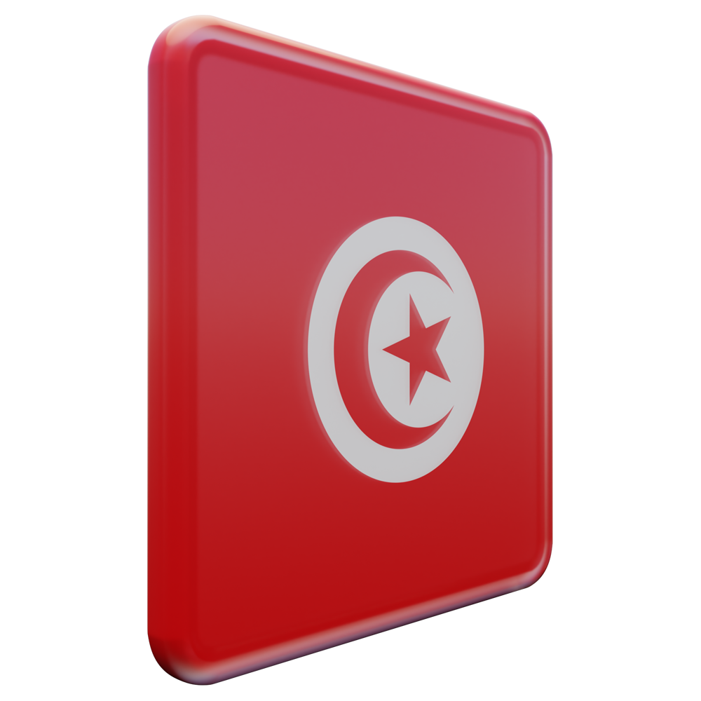 Tunisia Flag Transparent Clipart