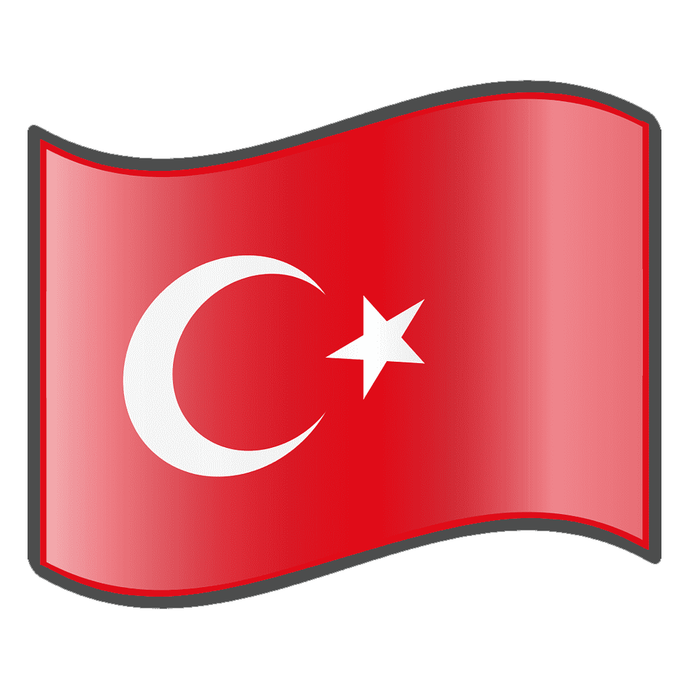 Turkey Flag Transparent Photo