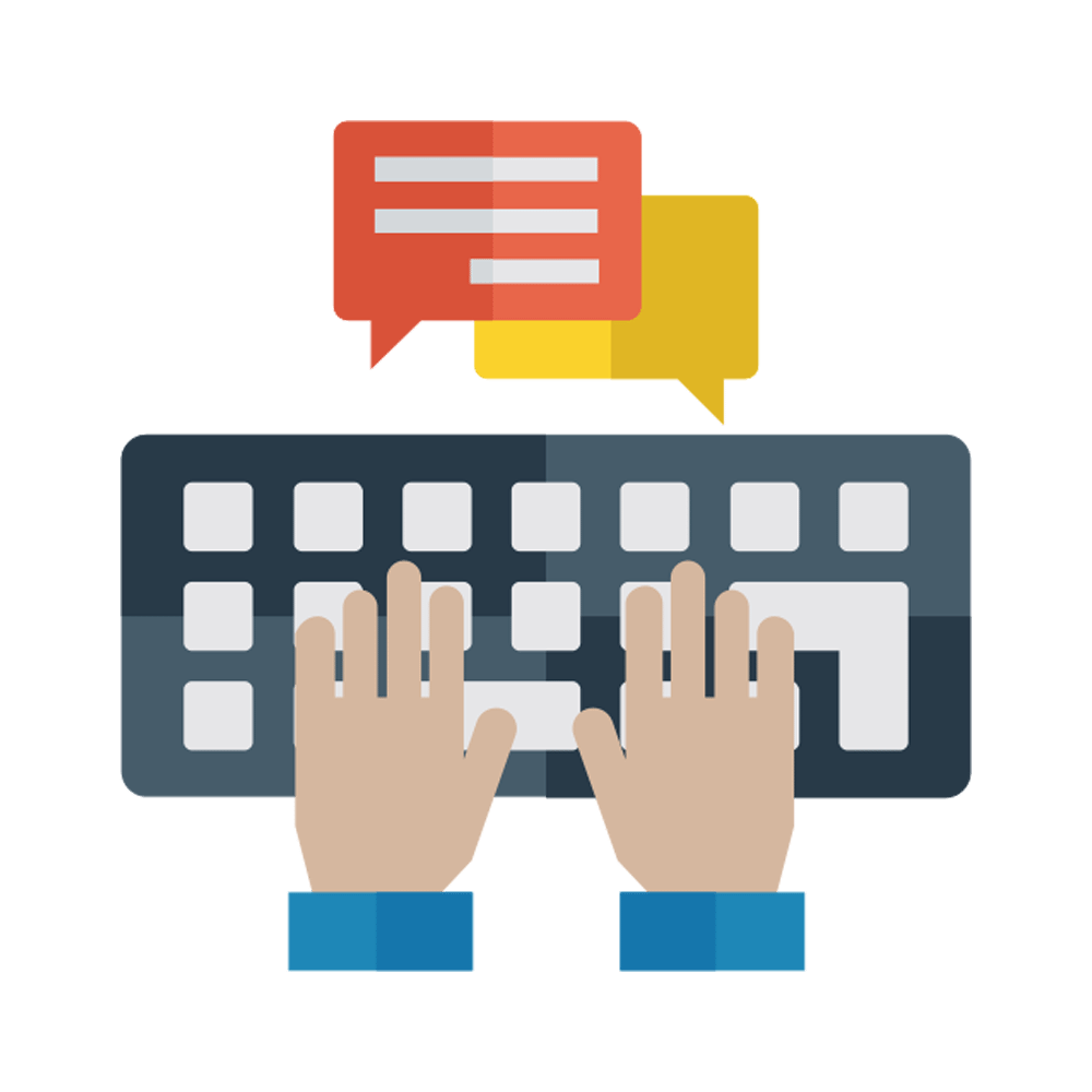 Typing Free Sticker Transparent Image