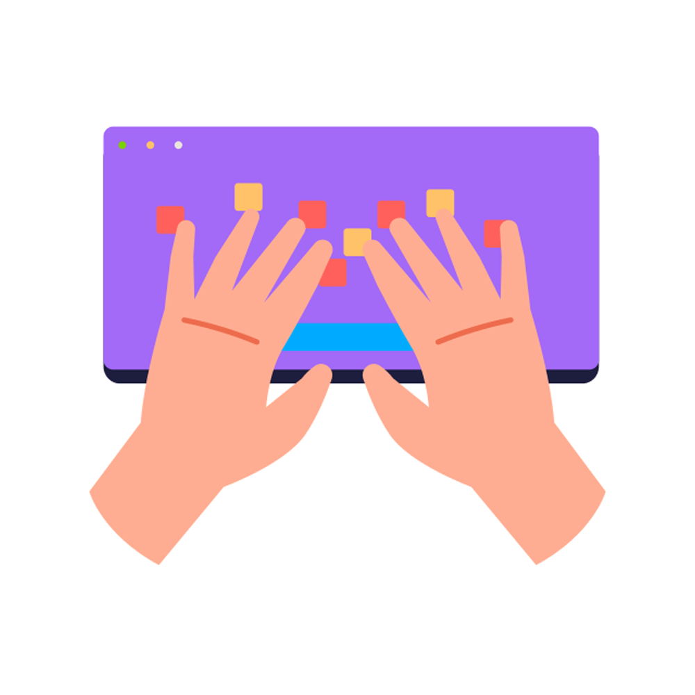 Typing Free Sticker Transparent Gallery