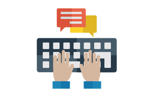 Typing Free Sticker PNG