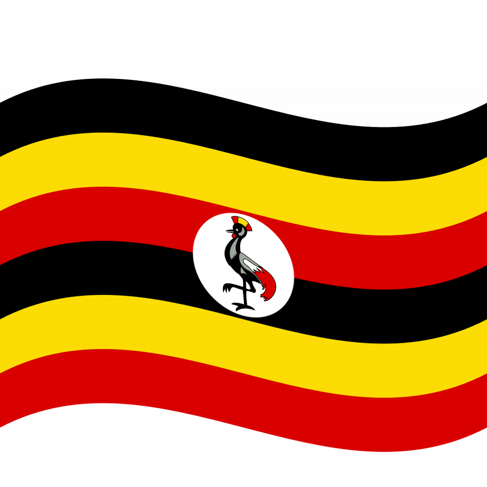 Uganda Flag Transparent Photo