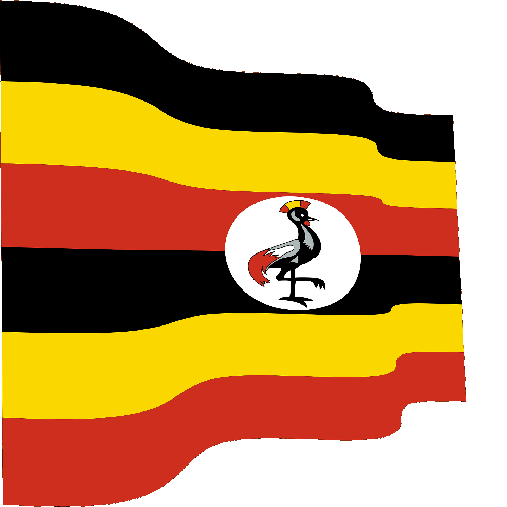 Uganda Flag Transparent Picture