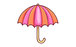 Umbrella Free Sticker PNG