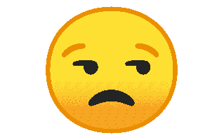 Unamused Face Emoj PNG