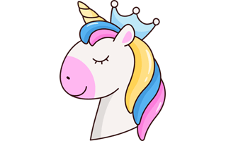 Unicorn Free Sticker PNG