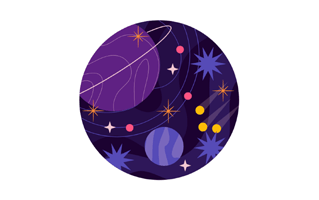 Universe Free Sticker PNG