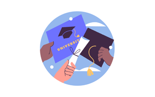 University Free Sticker PNG