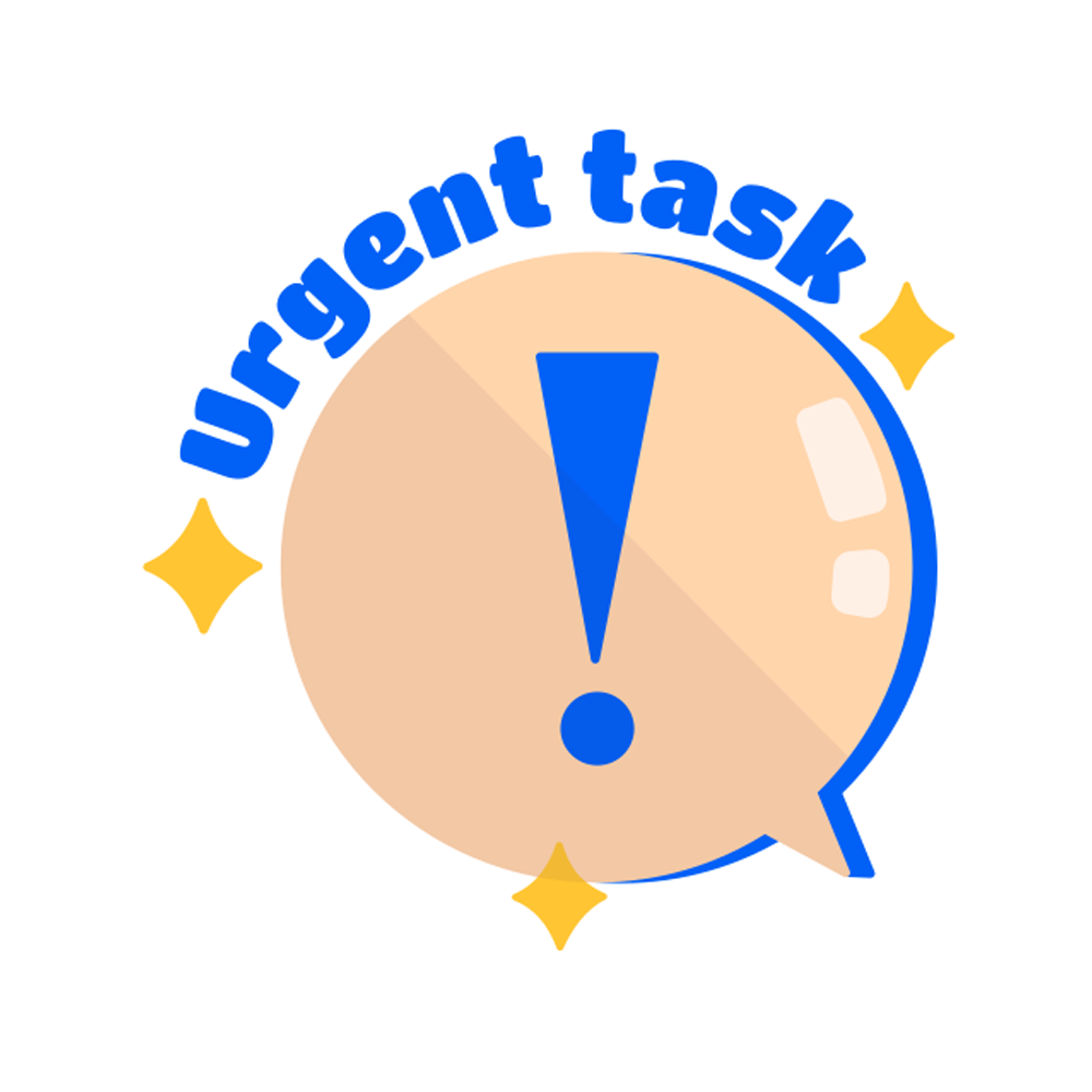 Urgent Free Sticker Transparent Photo