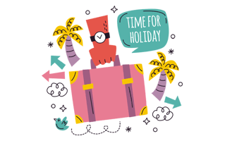 Vacations Free Sticker PNG
