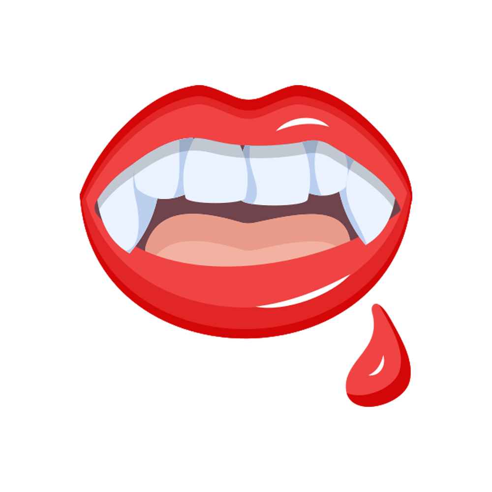 Vampire Free Sticker Transparent Image