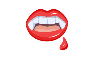 Vampire Free Sticker PNG
