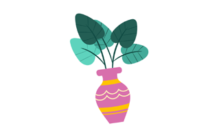 Vase Free Sticker PNG