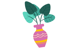 Vase Sticker PNG