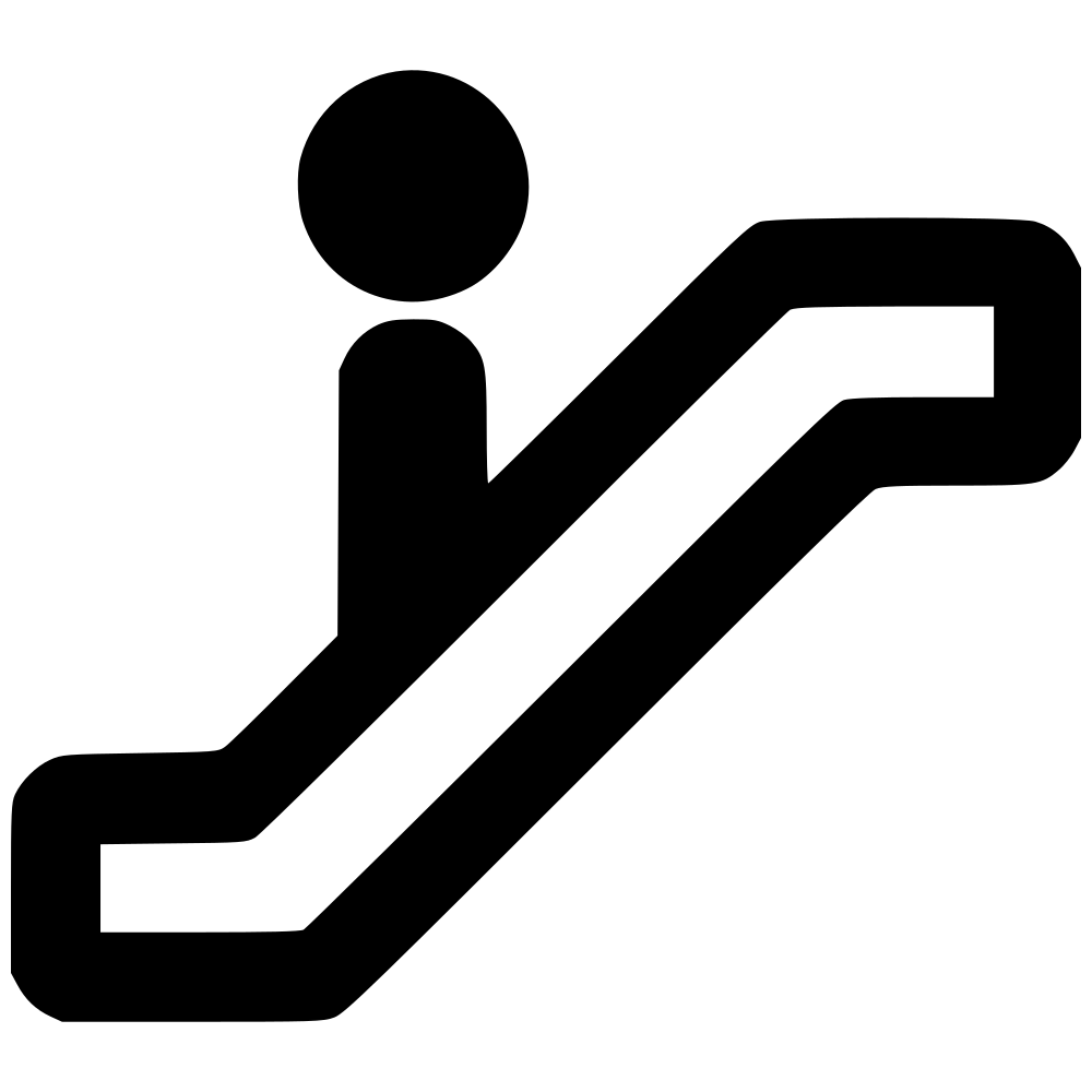 Vector Escalator Transparent Gallery