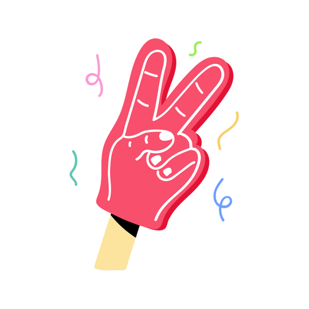 Victory Sticker Transparent Photo