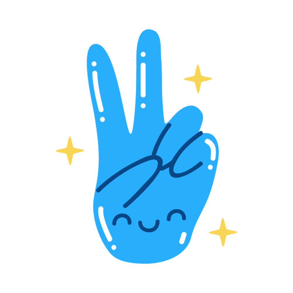 Victory Sticker Transparent Picture