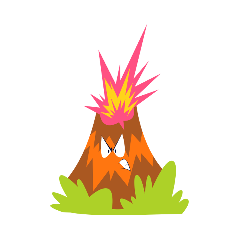 Volcano Free Sticker Transparent Photo