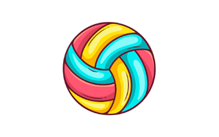 Volley Sticker PNG
