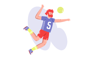 Volleyball Free Sticker PNG